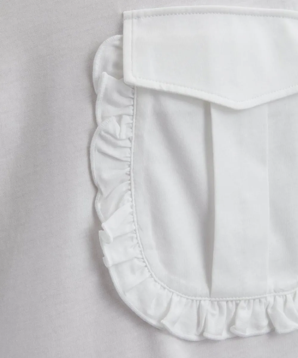 Simone Rocha Tops^Layered Ruffle Pocket Long-Sleeve T-Shirt