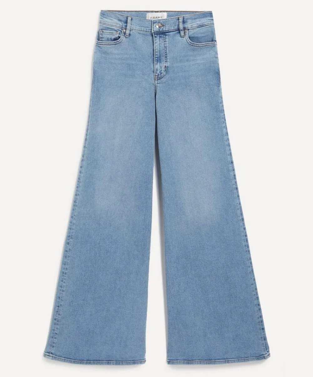 Frame Jeans^Le Palazzo High-Rise Wide Leg Jeans in Lark