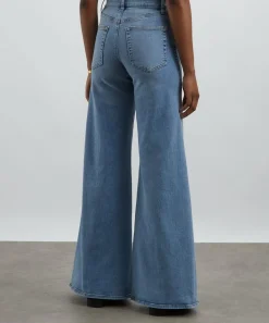 Frame Jeans^Le Palazzo High-Rise Wide Leg Jeans in Lark
