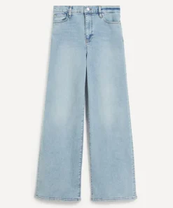 Frame Jeans^Le Slim Palazzo High-Rise Wide-Leg Jeans in Tribute