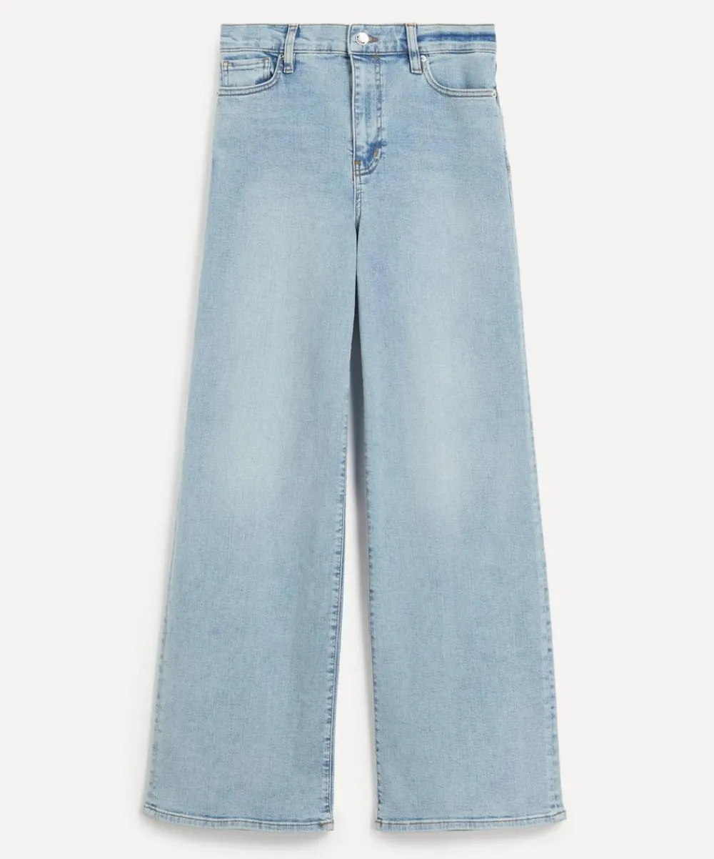 Frame Jeans^Le Slim Palazzo High-Rise Wide-Leg Jeans in Tribute