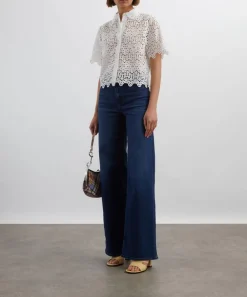 Frame Jeans^Le Slim Palazzo Jeans in Drizzle