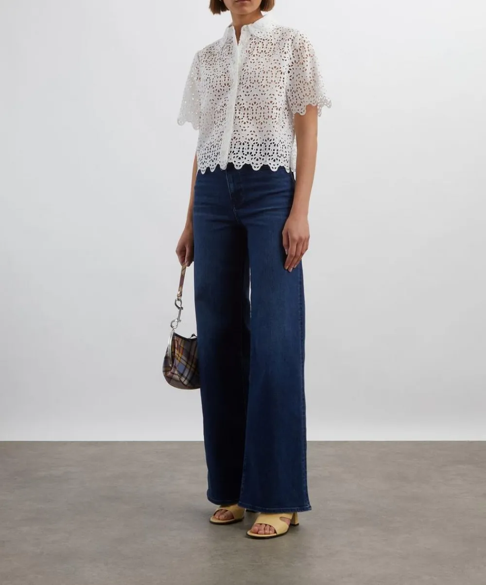 Frame Jeans^Le Slim Palazzo Jeans in Drizzle