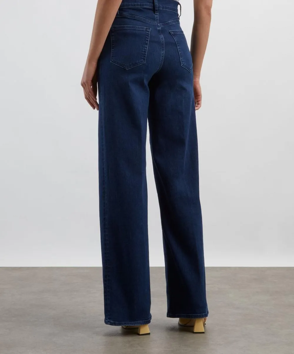 Frame Jeans^Le Slim Palazzo Jeans in Drizzle