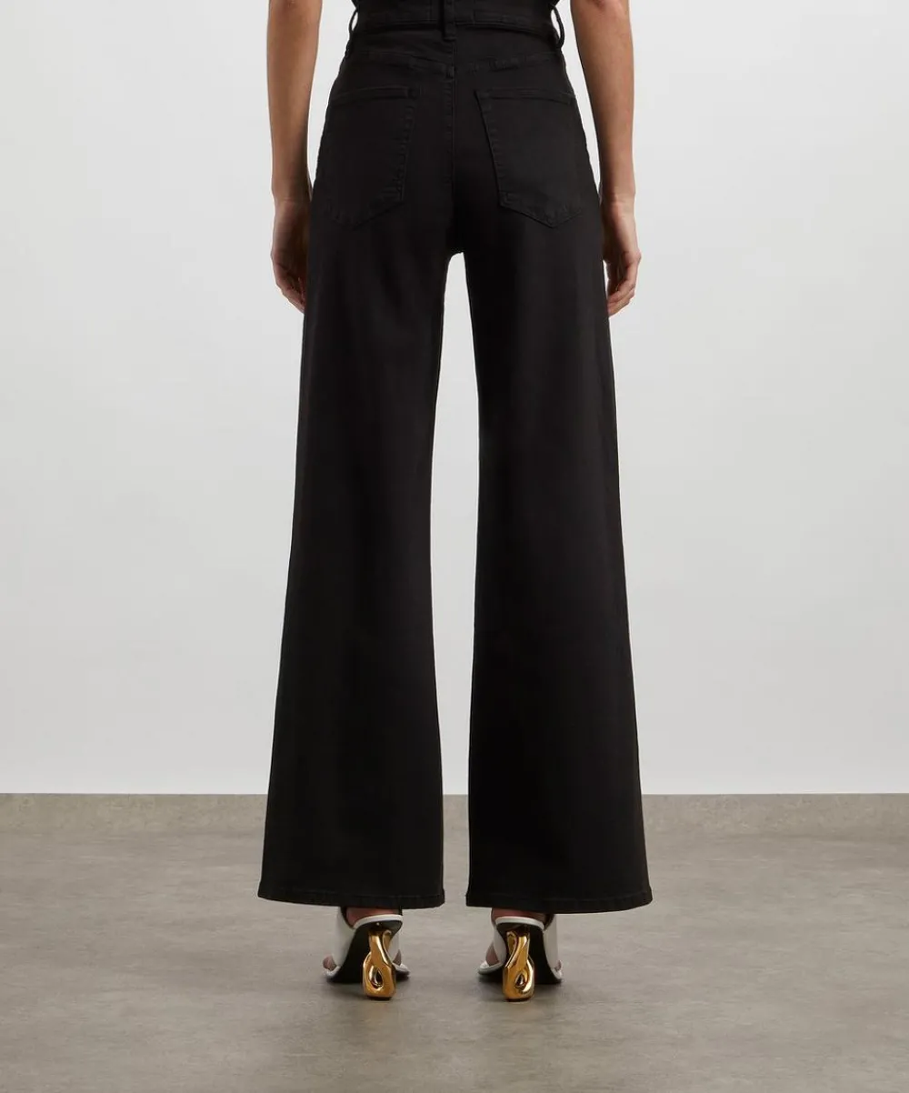 Frame Jeans^Le Slim Palazzo Jeans in Black