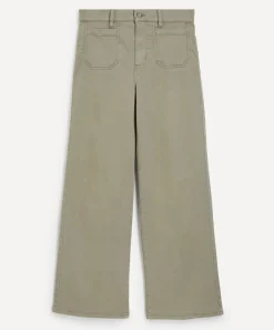 Frame Jeans^Le Slim Palazzo Modernist Pocket Jeans in Thyme