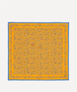 Liberty Pocket Squares^Leafy Ladybirds Printed Silk Pocket Square