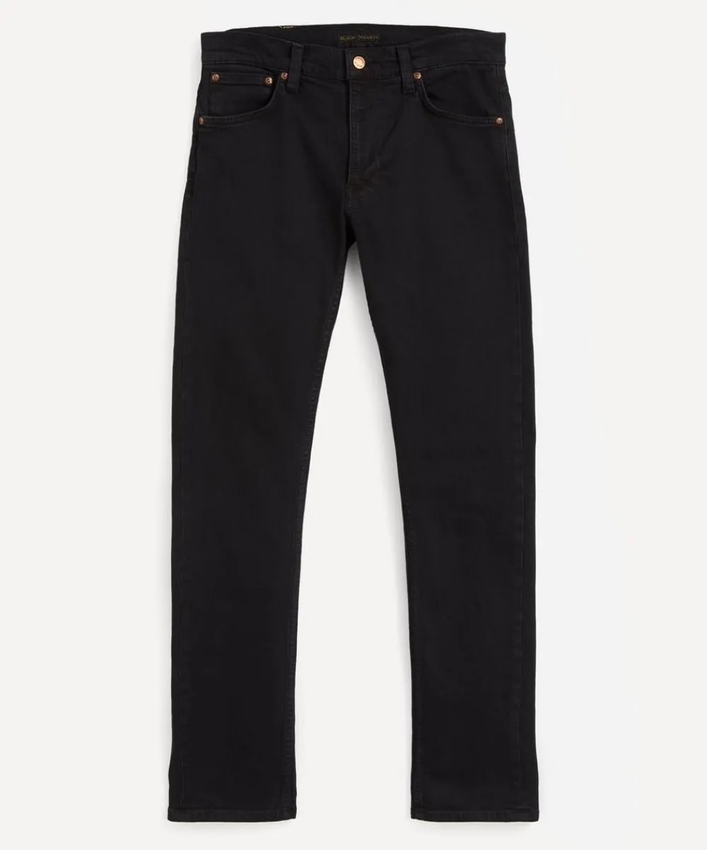 Nudie Jeans Jeans^Lean Dean Black Skies Jeans