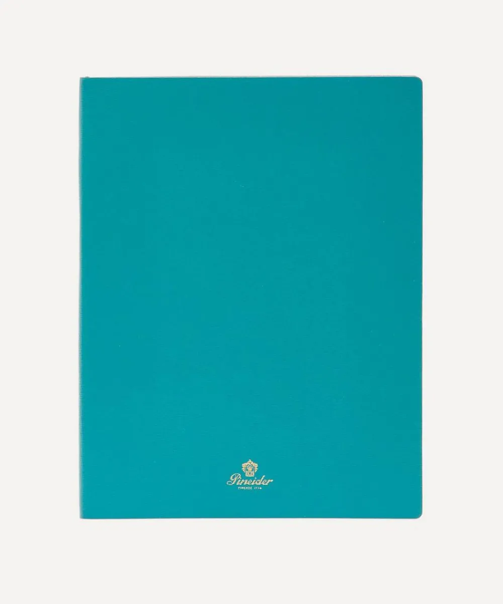 Pineider Stationery And Games^Leather Lined Milano Notebook