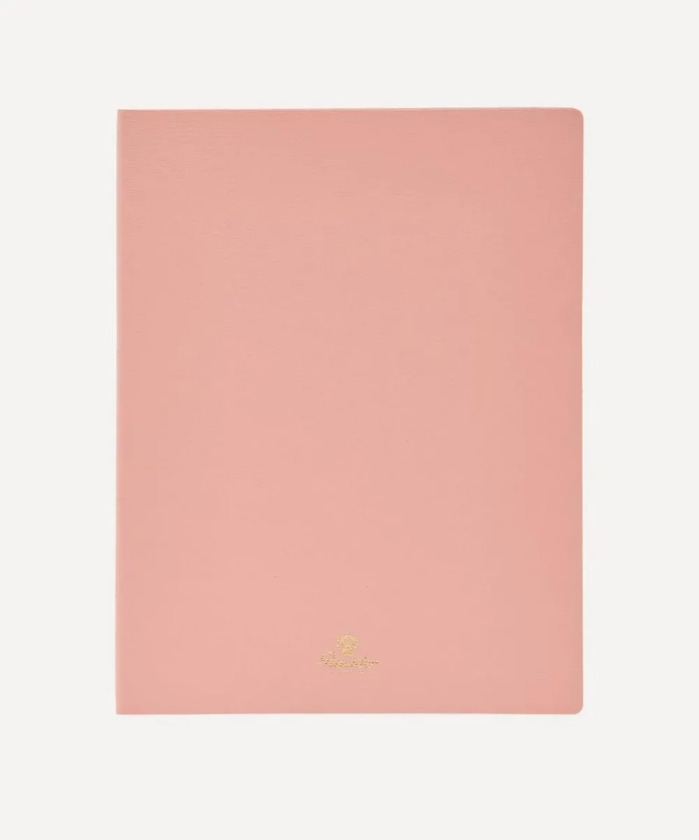 Pineider Stationery And Games^Leather Lined Milano Notebook