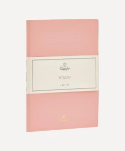 Pineider Stationery And Games^Leather Lined Milano Notebook