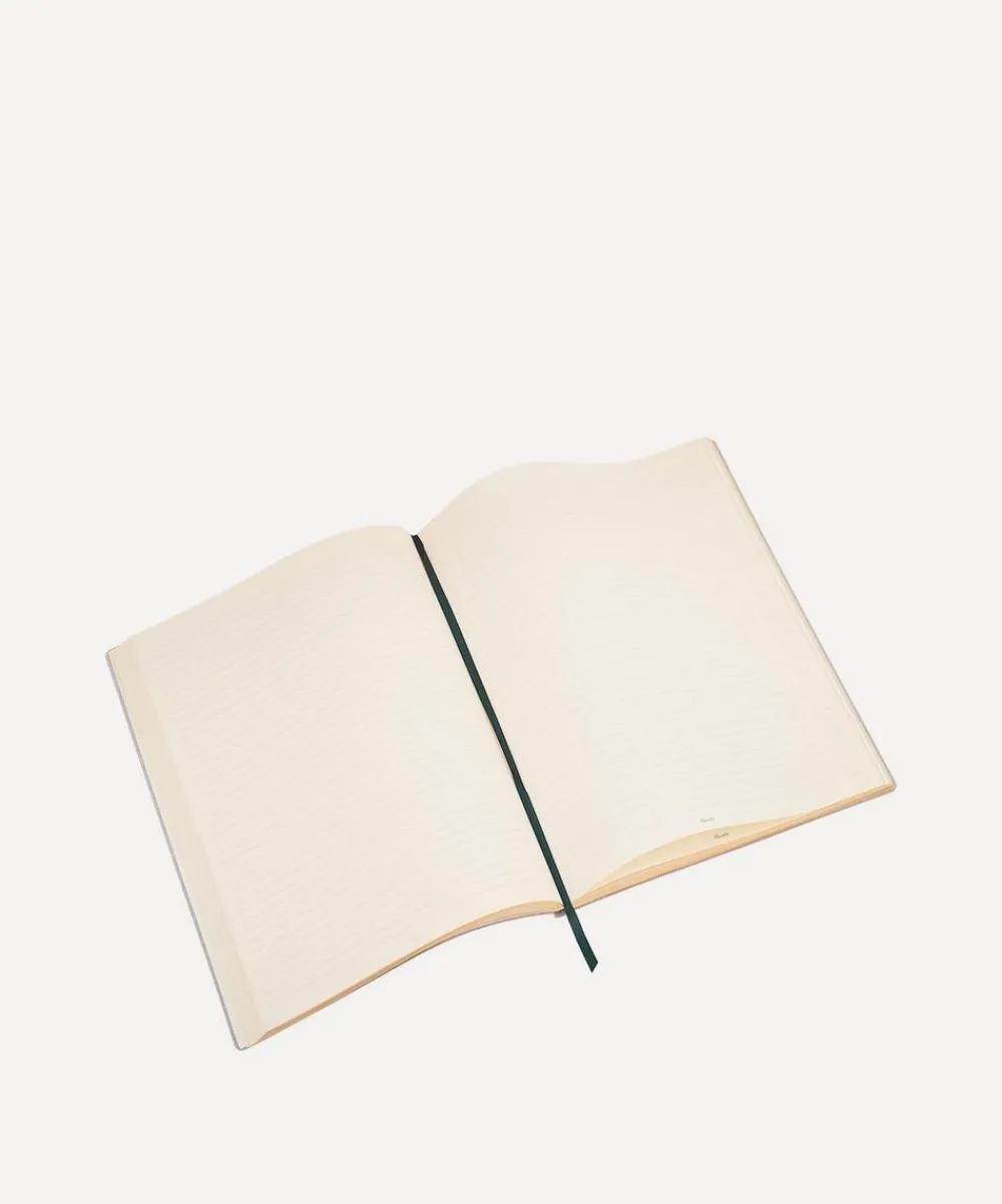Pineider Stationery And Games^Leather Lined Milano Notebook