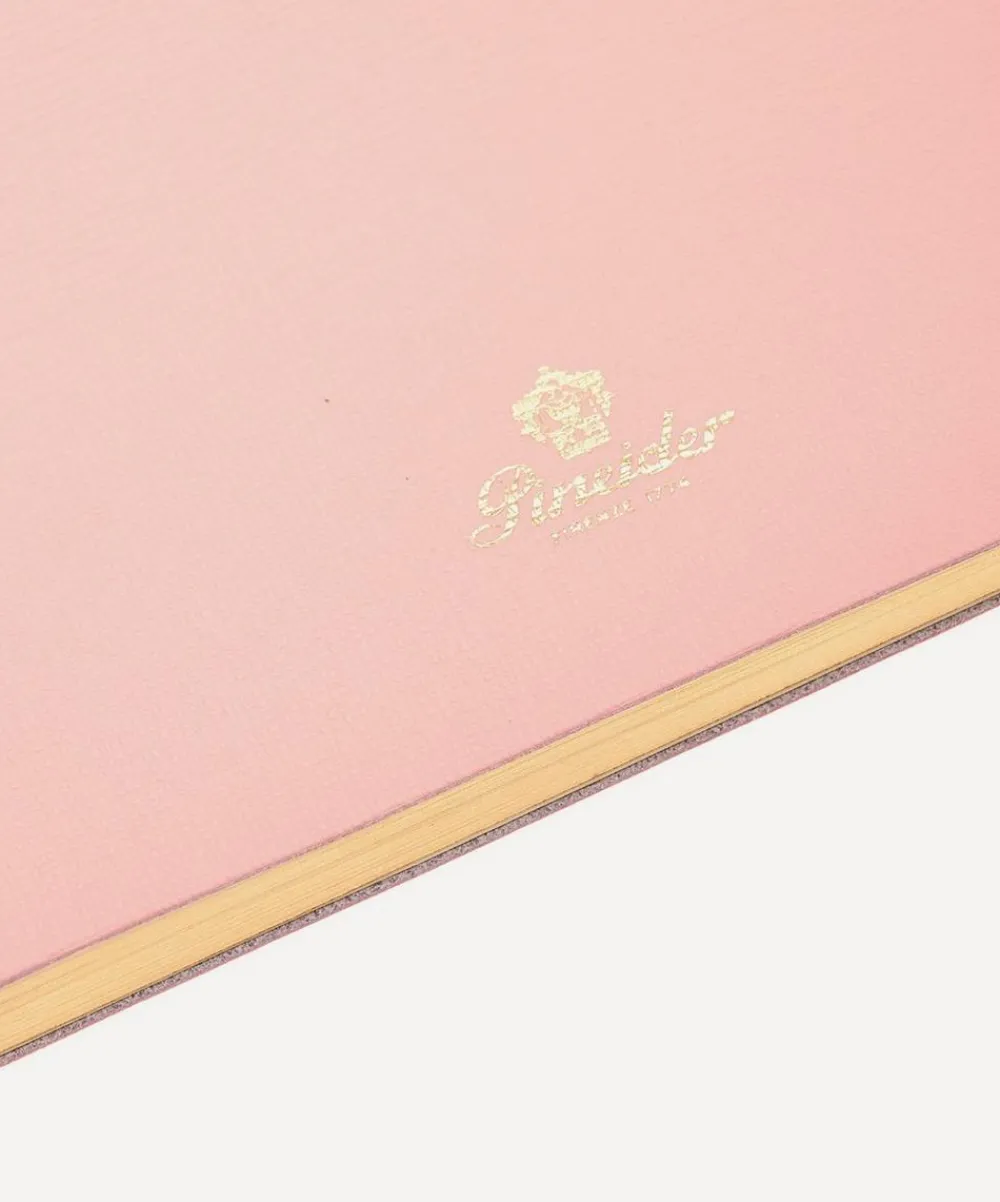 Pineider Stationery And Games^Leather Lined Milano Notebook