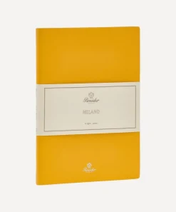 Pineider Stationery And Games^Leather Lined Milano Notebook