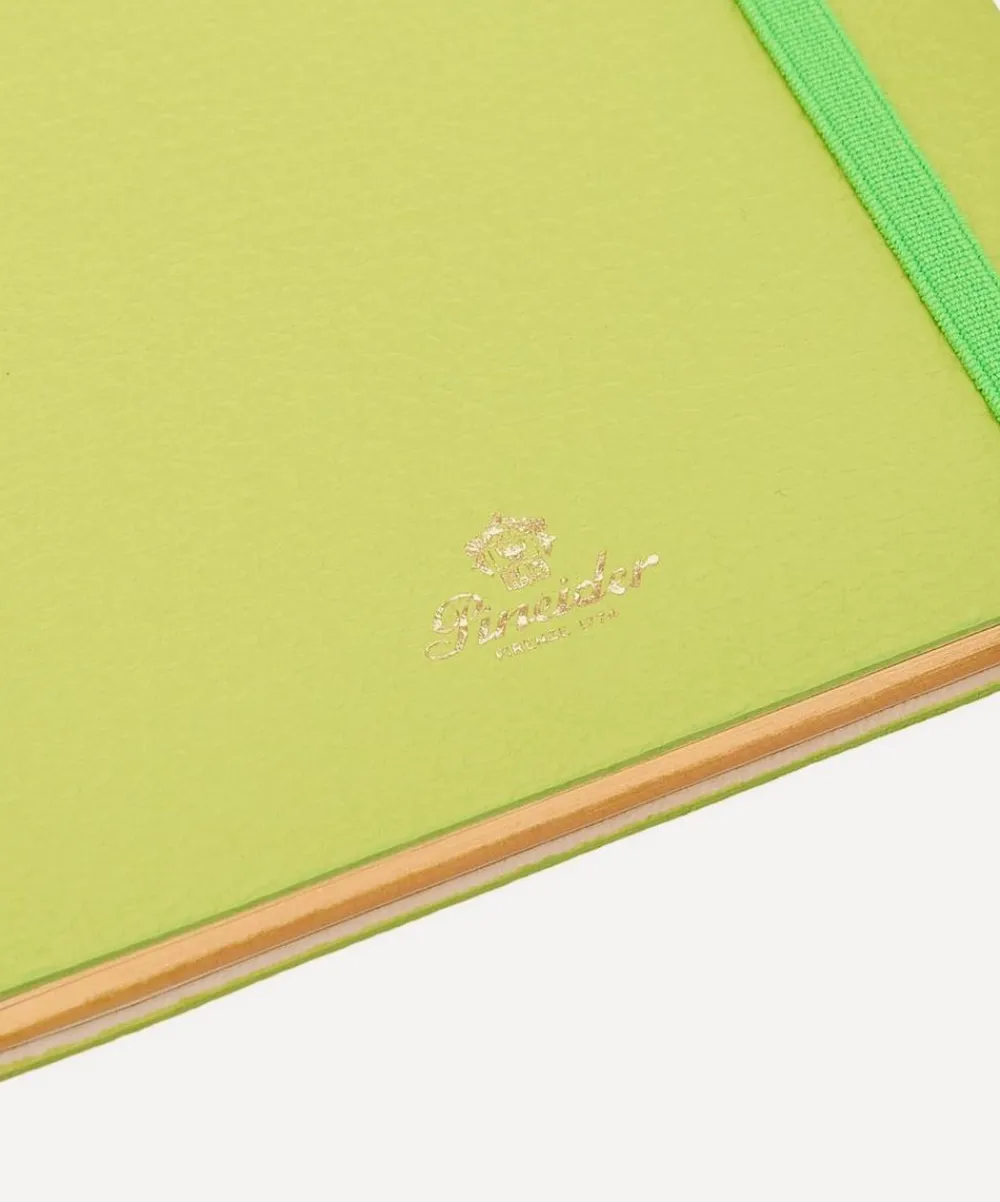 Pineider Stationery And Games^Leather Lined Pop Notebook