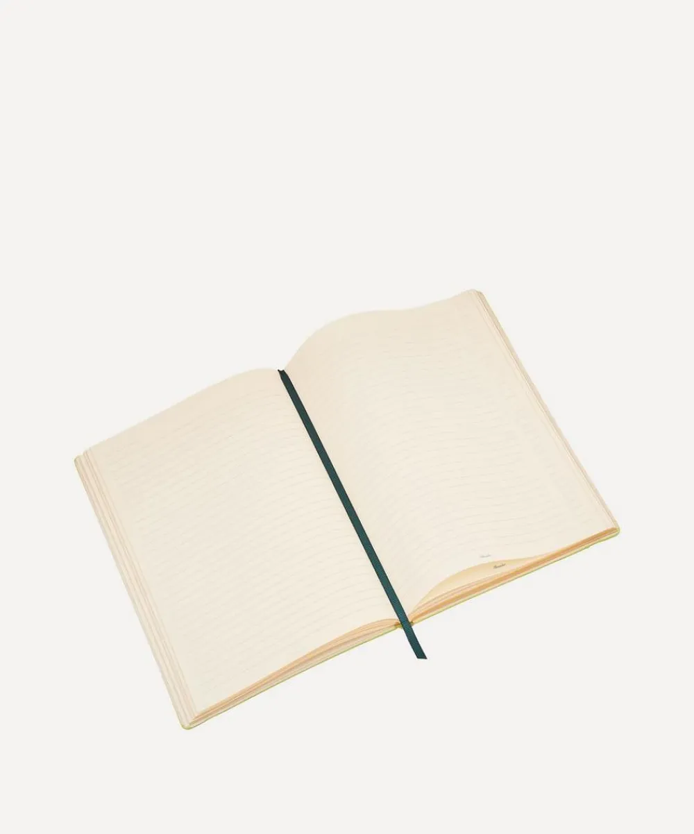 Pineider Stationery And Games^Leather Lined Pop Notebook