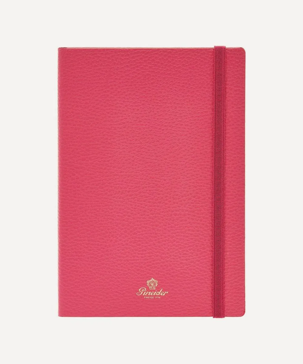 Pineider Stationery And Games^Leather Lined Pop Notebook