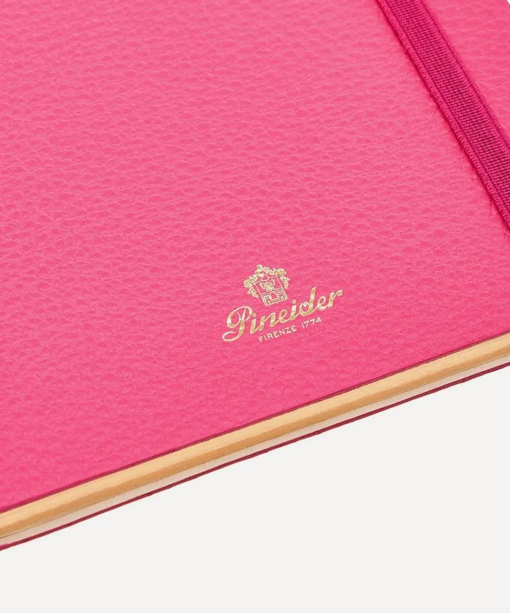 Pineider Stationery And Games^Leather Lined Pop Notebook