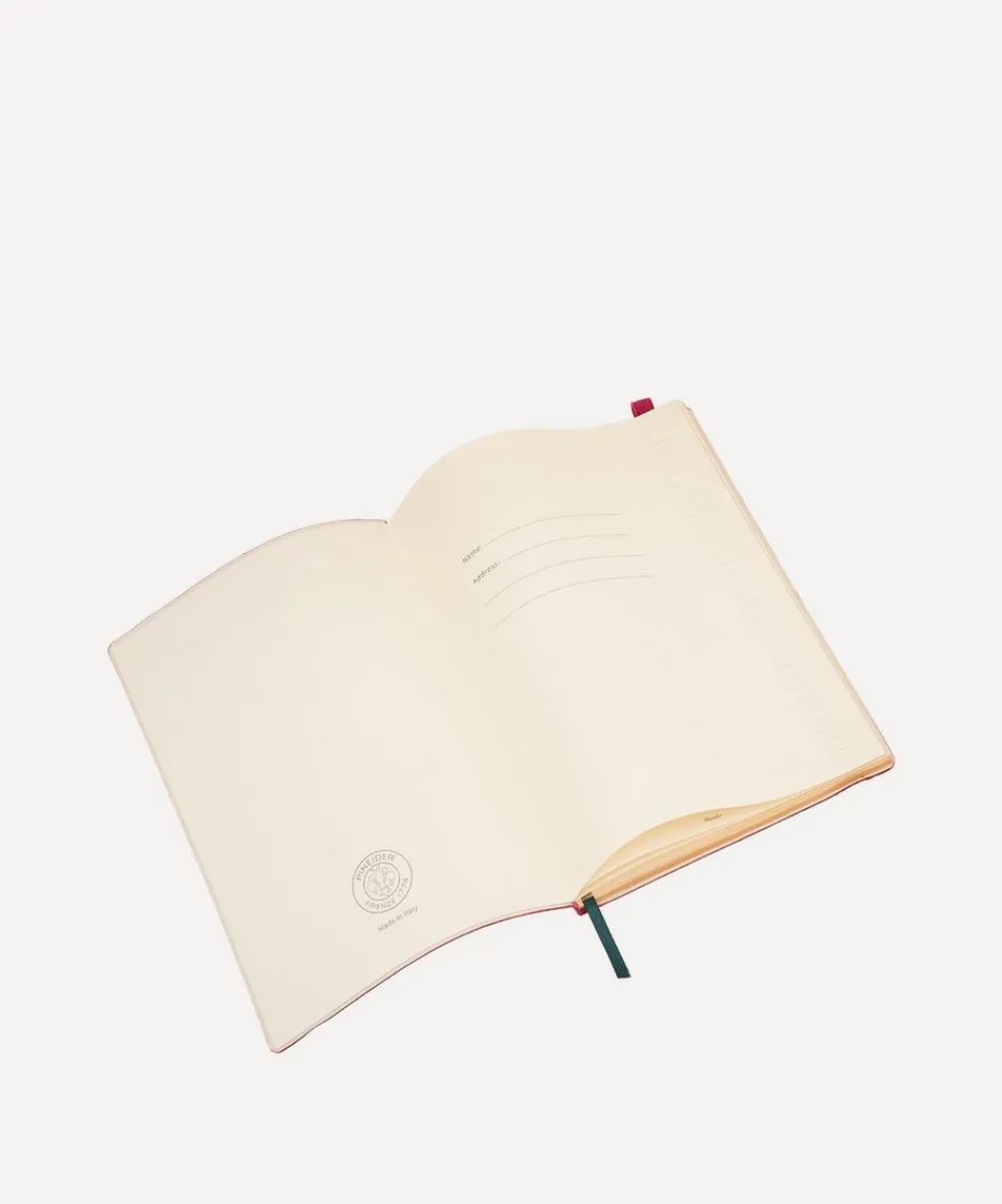 Pineider Stationery And Games^Leather Lined Pop Notebook