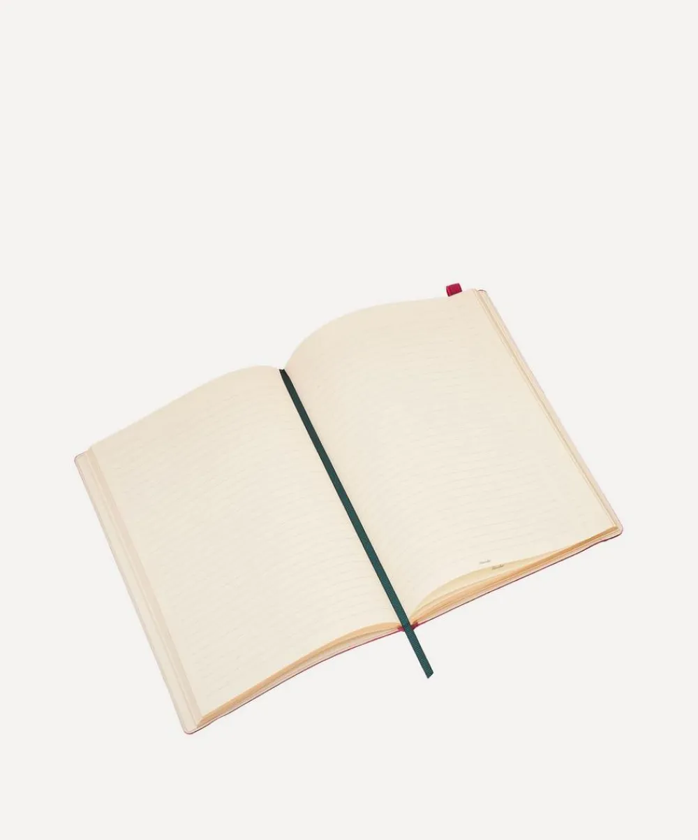 Pineider Stationery And Games^Leather Lined Pop Notebook