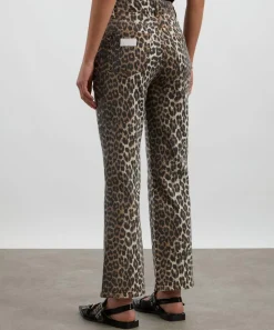 Ganni Jeans^Leopard Betzy Cropped Jeans