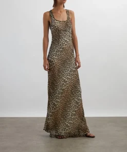 Ganni Dresses^Leopard Print Maxi Dress
