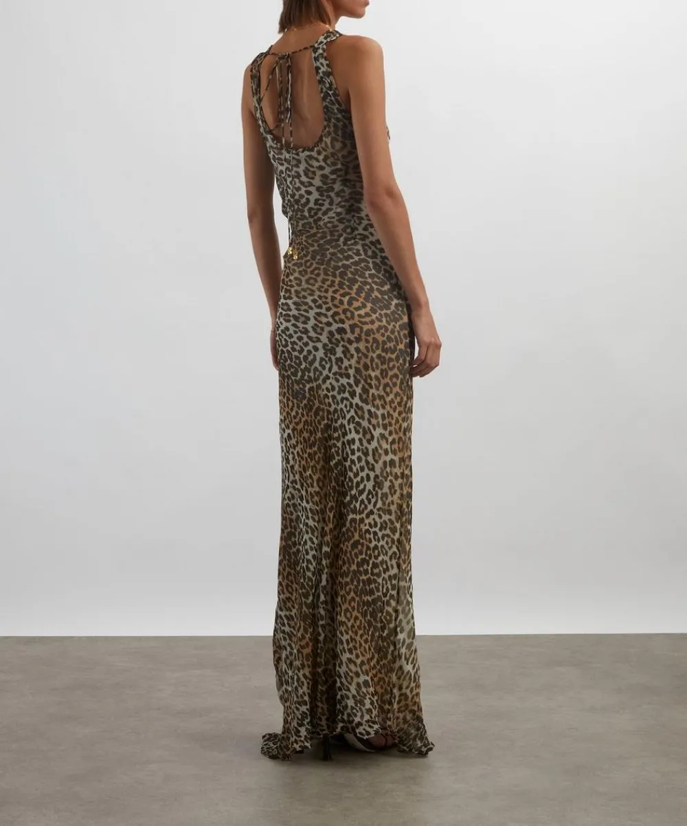 Ganni Dresses^Leopard Print Maxi Dress