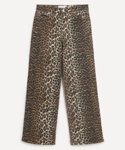 Ganni Jeans^Leopard Printed Izey Jeans