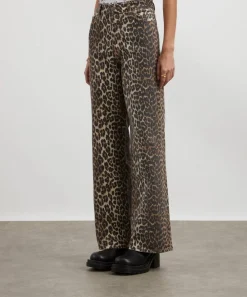 Ganni Jeans^Leopard Printed Izey Jeans