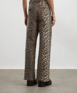 Ganni Jeans^Leopard Printed Izey Jeans