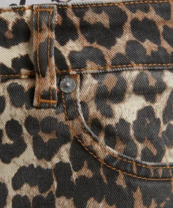 Ganni Jeans^Leopard Printed Izey Jeans