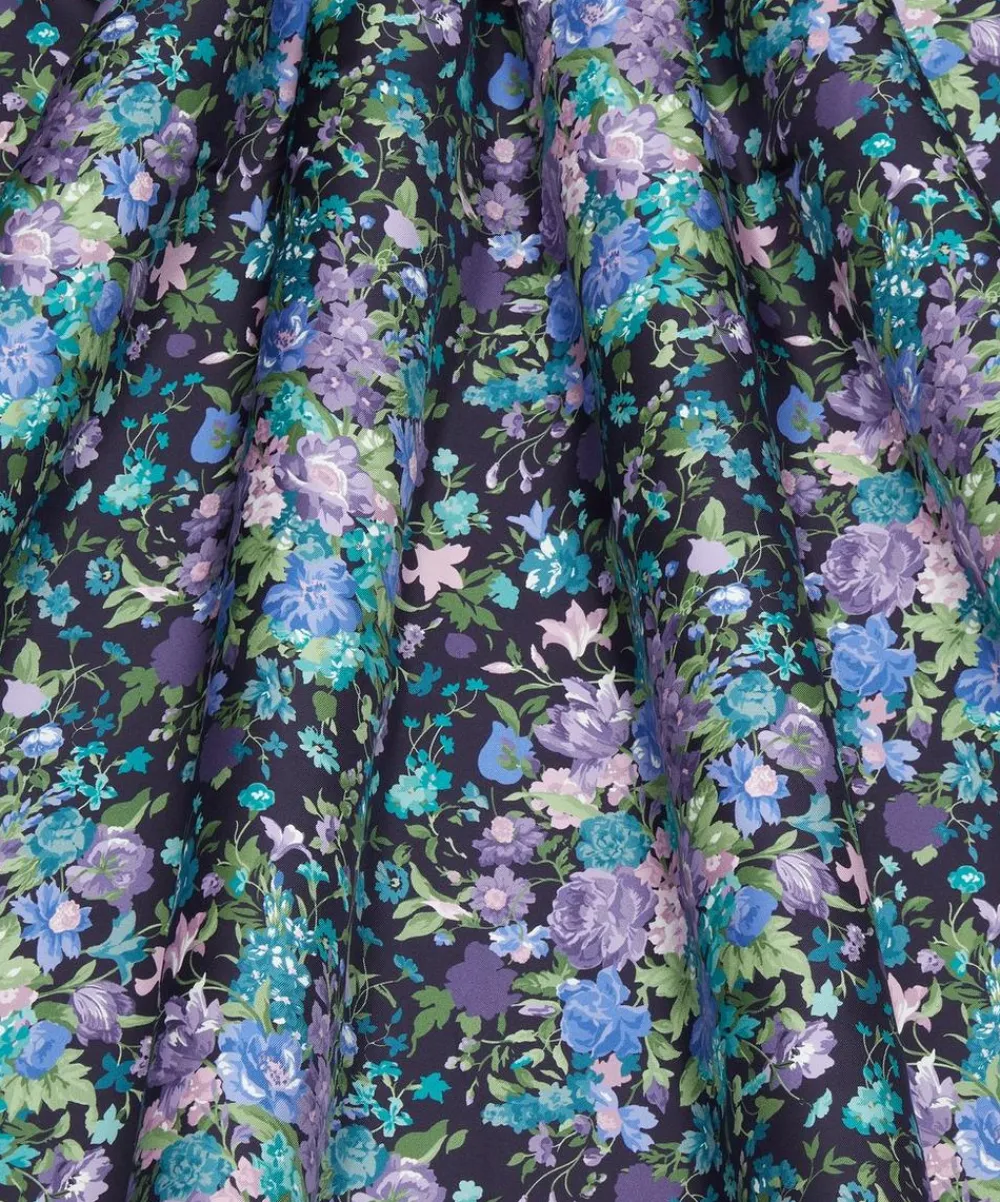Liberty Fabrics Monument Twill^x Bridgerton Bouquet Carnival Silk Twill