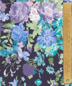 Liberty Fabrics Monument Twill^x Bridgerton Bouquet Carnival Silk Twill