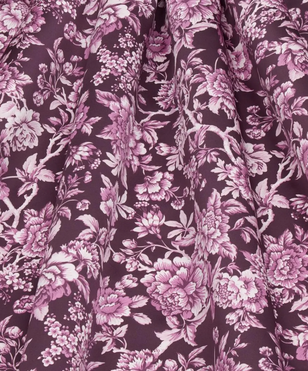 Liberty Fabrics Silk Satin^x Bridgerton Regal Blossom Silk Satin
