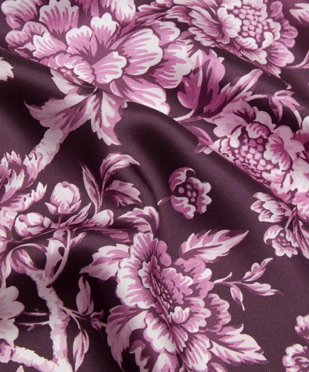 Liberty Fabrics Silk Satin^x Bridgerton Regal Blossom Silk Satin