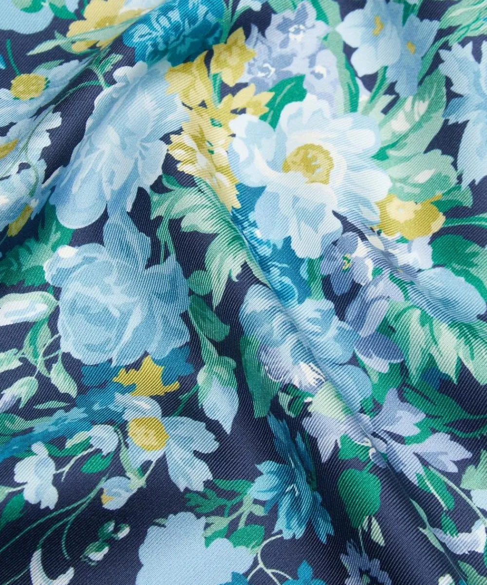 Liberty Fabrics Monument Twill^x Bridgerton Bouquet Carnival Silk Twill