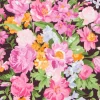 Liberty Fabrics Crepe De Chine^x Bridgerton Bouquet Carnival Crepe de Chine