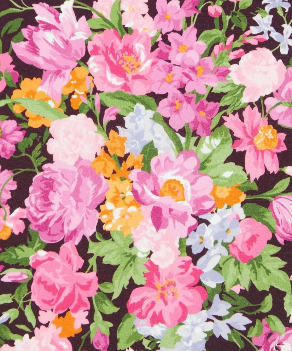 Liberty Fabrics Crepe De Chine^x Bridgerton Bouquet Carnival Crepe de Chine