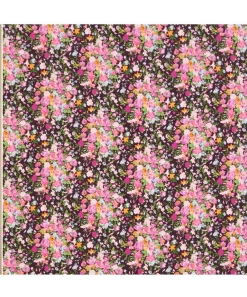 Liberty Fabrics Crepe De Chine^x Bridgerton Bouquet Carnival Crepe de Chine