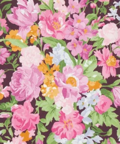 Liberty Fabrics Monument Twill^x Bridgerton Bouquet Carnival Silk Twill