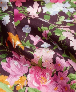 Liberty Fabrics Monument Twill^x Bridgerton Bouquet Carnival Silk Twill