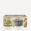 Emma Bridgewater Mugs^Liberty Half-Pint Mugs Set of Two
