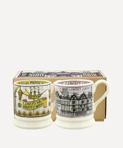 Emma Bridgewater Mugs^Liberty Half-Pint Mugs Set of Two