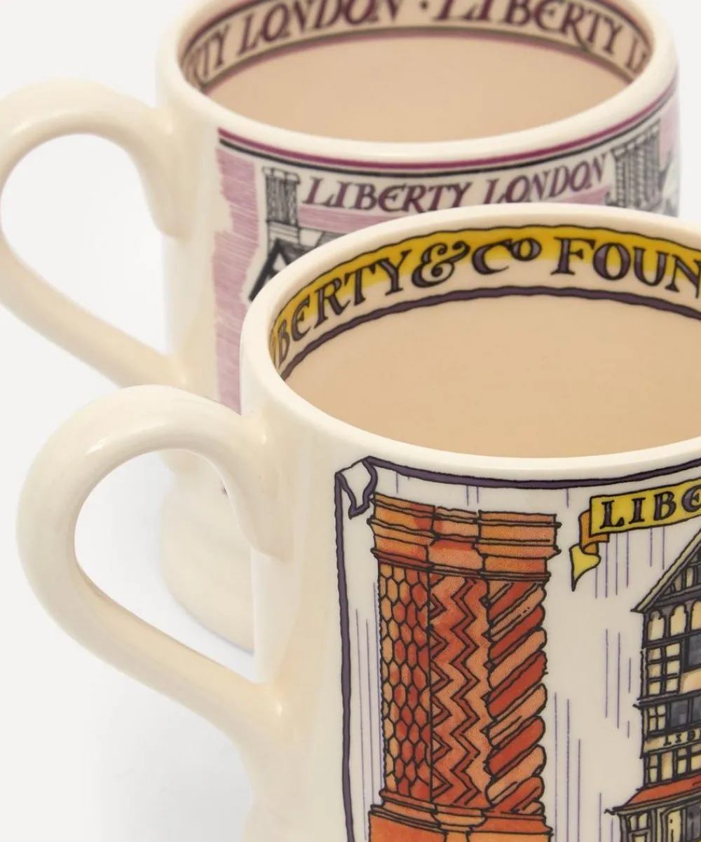 Emma Bridgewater Mugs^Liberty Half-Pint Mugs Set of Two