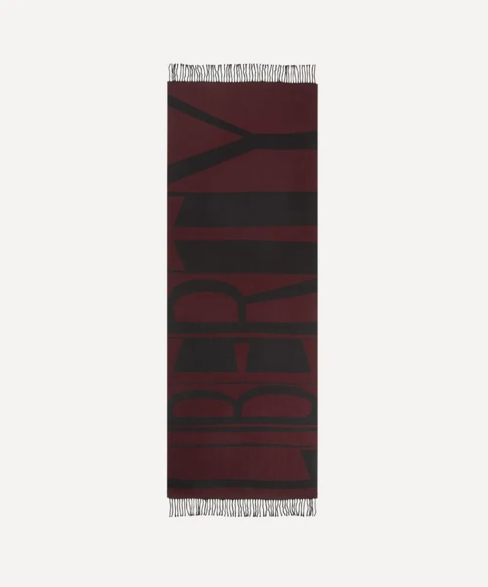 Liberty Scarves^Letters 70X200 Wool Scarf