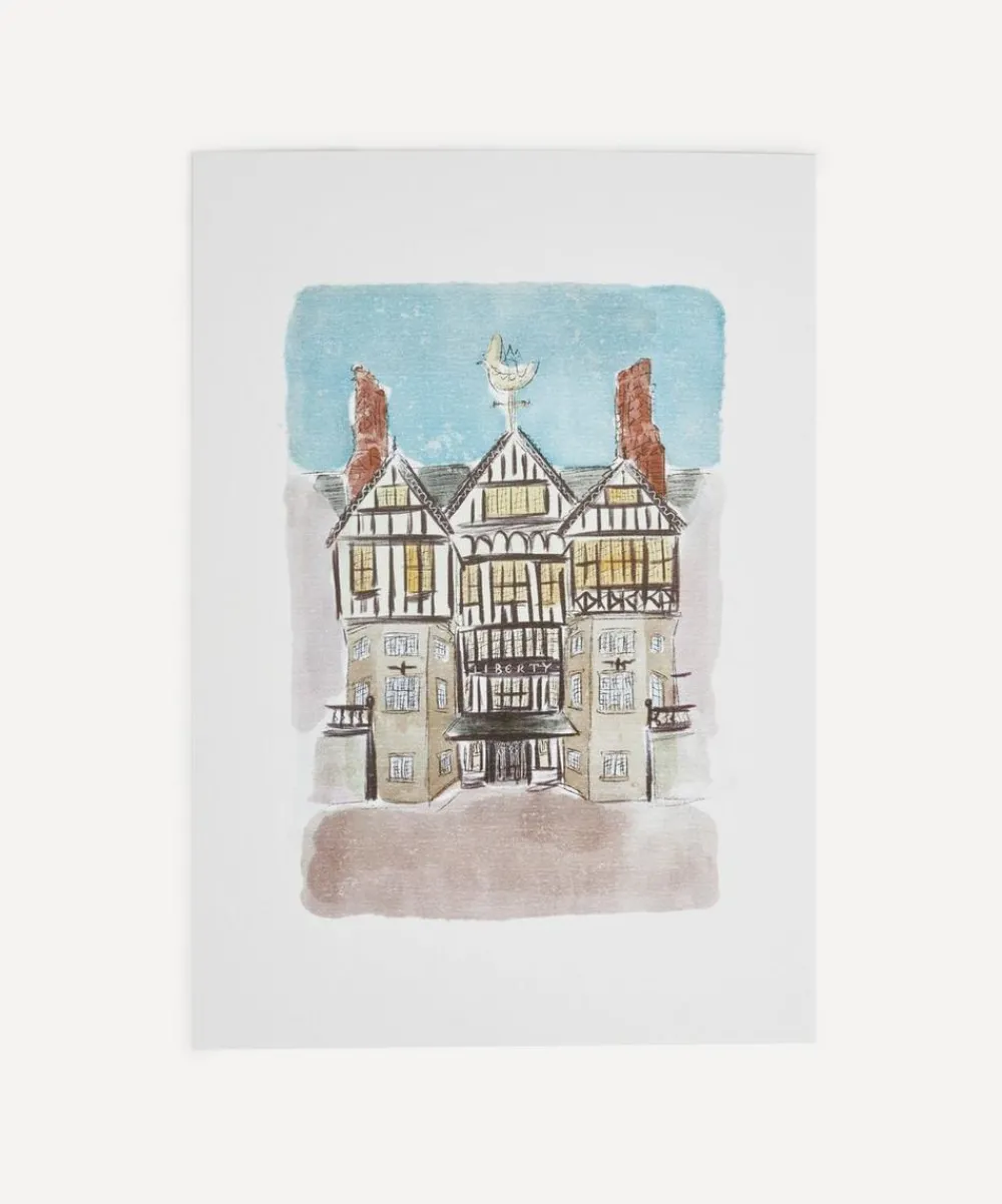 The Kensington Paperie Stationery And Games|Wall Art^Liberty London Limited Edition Print