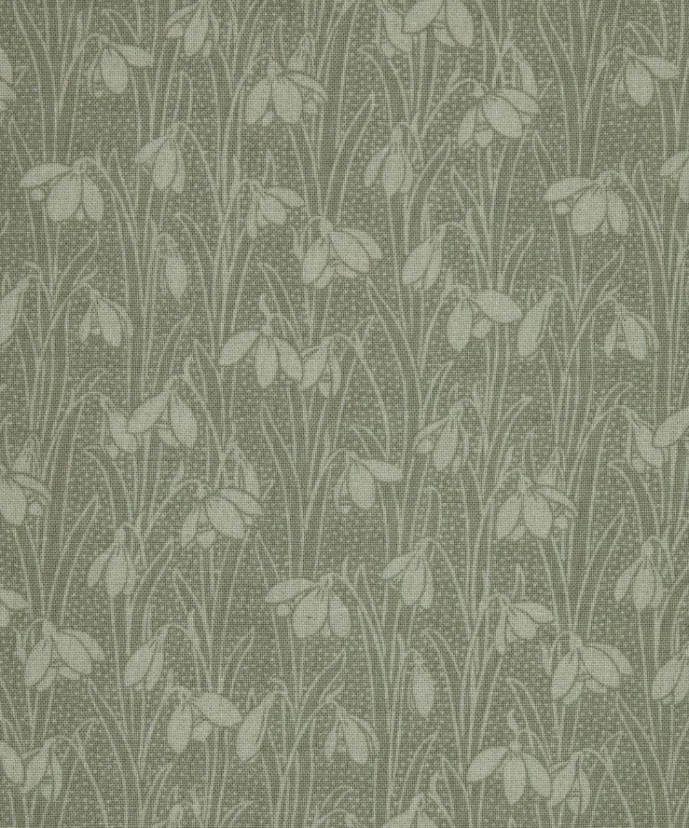 Liberty Fabrics Cotton For Quilting^Lichen Snowdrop Spot Lasenby Quilting Cotton
