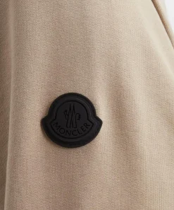Moncler Knitwear & Sweats^Light Beige Blurred Logo Sweatshirt