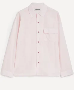 YMC Shirts^Light Pink Wray Boxy Long-Sleeve Shirt