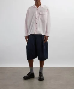 YMC Shirts^Light Pink Wray Boxy Long-Sleeve Shirt